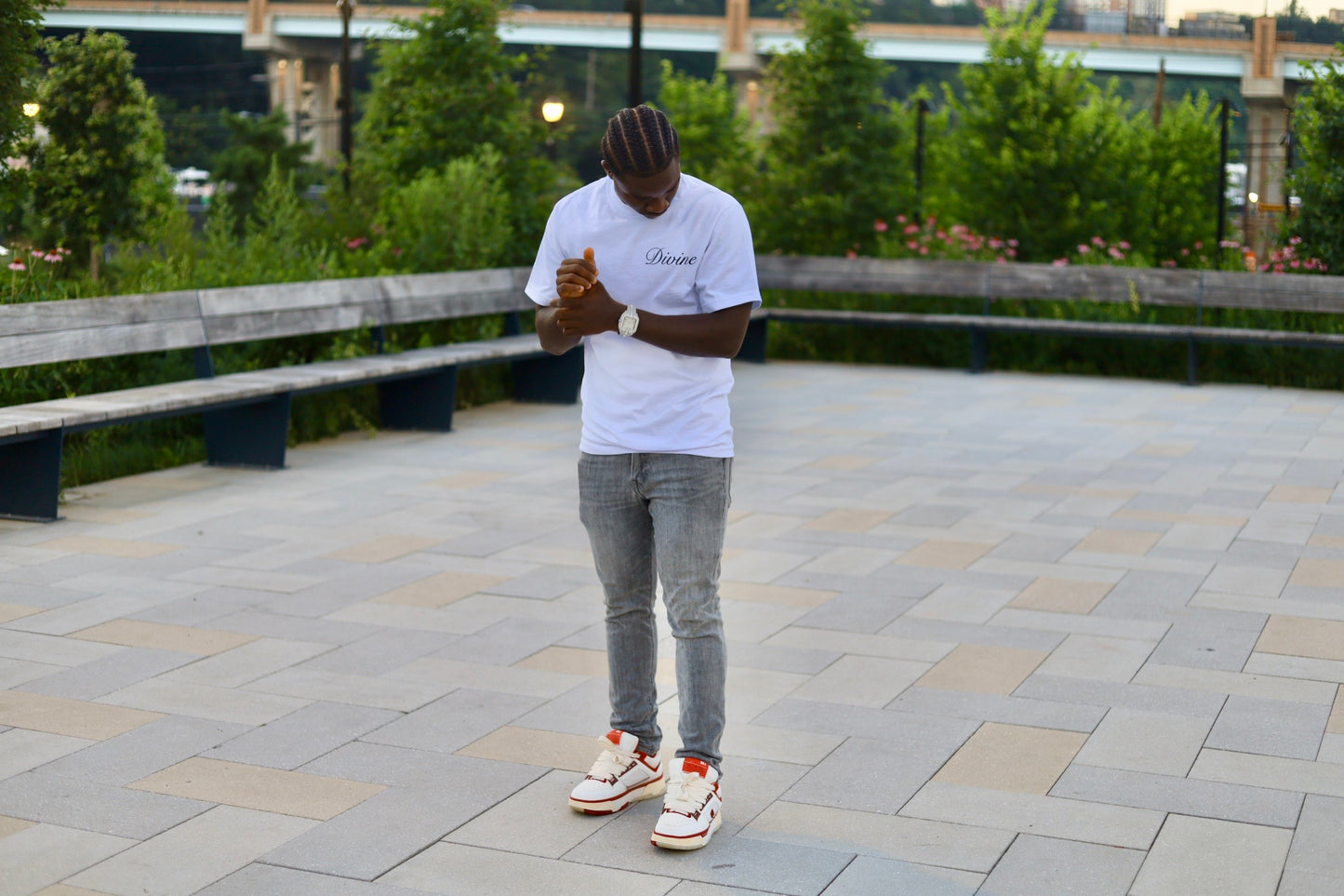 White Elevate Tee