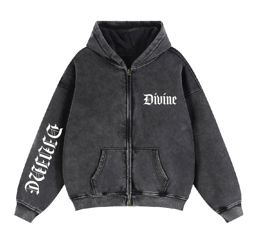 God First Zip Up Hoodie